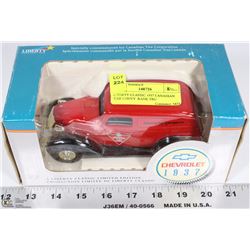 LIBERTY CLASSIC 1937 CANADIAN TIRE CHEVY  BANK TRU