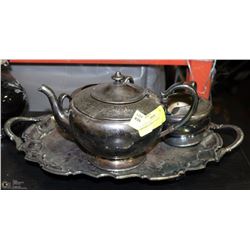 VINTAGE 4 PIECE TEA SET