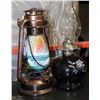 Image 1 : HAND PAINTED DECORATIVE ELECTRIC OIL LAMP &VINTAGE