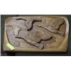 Image 1 : LARGE VINTAGE WOODEN FLYING GEESE ENGRAVING