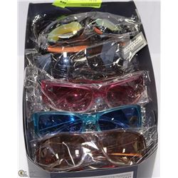 BOX OF NEW SUNGLASSES ON CHOICE