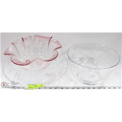 SET  OF ROSE BOWL DECORATIVE BOWL AND DAFFODIL