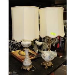 2 ASSORTED ESTATE LAMPS