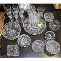 ESTATE CRYSTAL MOSTLY PINWHEEL COLLECTION