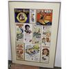Image 1 : 30"X43" VINTAGE ADVERTISING BOARD