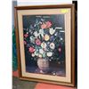 Image 1 : ESTATE FRAMED FLOWER PICTURE