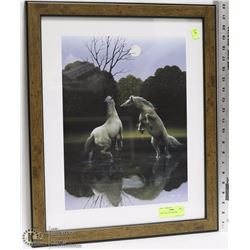 HORSE PICTURE IN FRAME BY DAVID JEAN