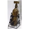 Image 1 : WINE DECANTER IN WROUGHT IRON STAND