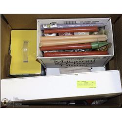 LARGE BOX OF ASST CANDLES