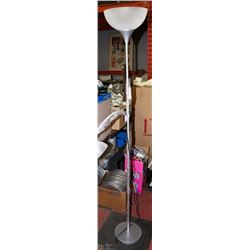 FLOOR LAMP W/ ADJUSTABLE READING LIGHT, 71"H