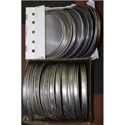 2 BOXES OF PIZZA PANS TOTAL 26