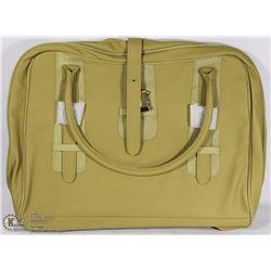 NEW ESTEE LAUDER BEIGE LEATHER HANDBAG