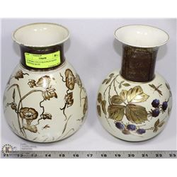 2-CROWN VELLUM 8 INCH HAND PAINTED WITH