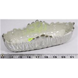 CARNIVAL GLASS SERVING DISH