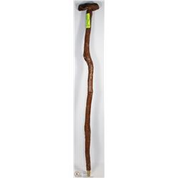 VINTAGE HARD WOOD WALKING STICK 32" LONG