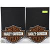Image 1 : PAIR OF LARGE HARLEY DAVIDSON MUDFLAPS