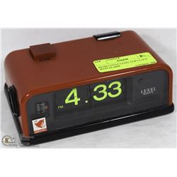 RETRO STYLE LEXEL FLIP CLOCK WITH ALARM