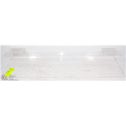 2 SLAT WALL ACRYLIC SHELVES