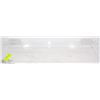 Image 1 : 2 SLAT WALL ACRYLIC SHELVES