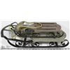 Image 1 : SET OF 2 MINI WOOD AND METAL SLEDS