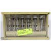 Image 1 : 7PC FORSTNER BIT SET IN WOODEN CASE