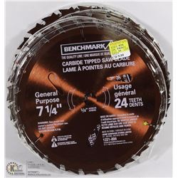 13 BENCHMARK GENERAL PURPOSE 7-1/4:" CARBIDE