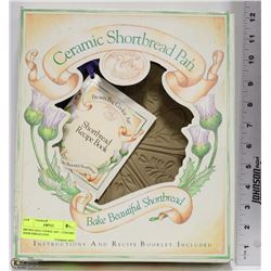 BROWN BAG COOKIE ART - CERAMIC SHORTBREAD PAN
