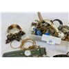 Image 2 : BOX OF WATCHES + JEWELRY
