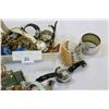 Image 3 : BOX OF WATCHES + JEWELRY