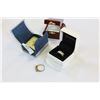 Image 2 : LOT OF FOUR ESTATE RINGS