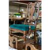 Image 2 : SET OF SIX AMERICAN DREW SOLID OAK PAWFOOT DINING CHAIRS