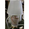 Image 2 : PAIR OF CERAMIC TABLE LAMPS W/ SHADES