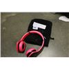 Image 1 : MONSTER DNA PINK HEADPHONES WITH CASE