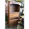 Image 2 : LARGE WALNUT FINISH BOOKSHELF