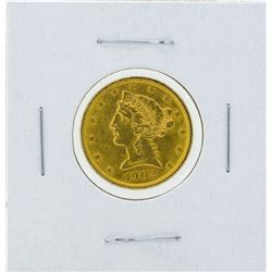 1902-S $5 Liberty Head Half Eagle Gold Coin