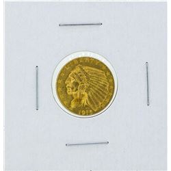 1915 $2 1/2 Indian Head Quarter Eagle Gold Coin