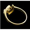 Image 3 : 14KT Yellow Gold Freeform Ring