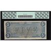 Image 2 : 1864 $5 Confederate States of America Note PCGS Choice New 63PPQ