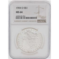 1904-O $1 Morgan Silver Dollar Coin NGC MS64