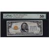 Image 1 : 1928 $50 Gold Certificate Note PMG About Uncirculated 50EPQ