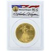 Image 1 : 1990-W $50 American Gold Eagle Coin Reagan Legacy Series PCGS PR69DCAM