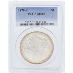 1879-S $1 Morgan Silver Dollar Coin PCGS MS63