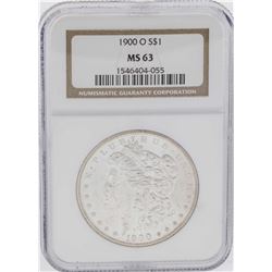 1900-O $1 Morgan Silver Dollar Coin NGC MS63