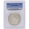 Image 1 : 1924 $1 Peace Silver Dollar Coin PCGS MS63