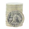 Image 2 : Roll of (20) 1963-D Brilliant Uncirculated Franklin Half Dollar Coins