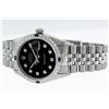 Image 4 : Rolex Mens Stainless Steel Emerald and 1.20ctw Diamond Datejust Wristwatch