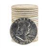 Image 1 : Roll of (20) 1960 Brilliant Uncirculated Franklin Half Dollar Coins