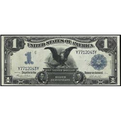 1899 $1 Black Eagle Silver Certificate Note