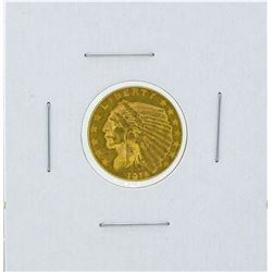1915 $2 1/2 Indian Head Quarter Eagle Gold Coin