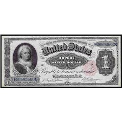 1891 $1 Martha Washingon Silver Certificate Note